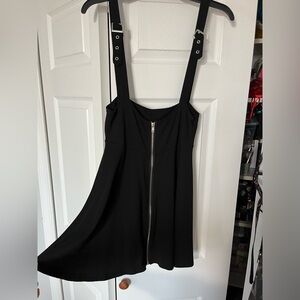 Black Suspender Skirt